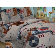  Детское постельное белье в кроватку " Дискжоккей" 